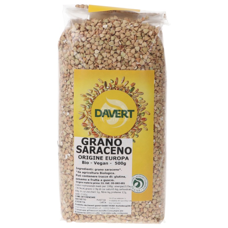 GRANO SARACENO BIO EUROPEO 500G DAVERT