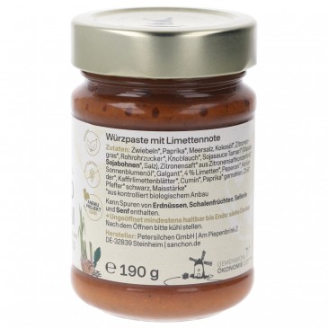 Pasta Red Thai Curry bio