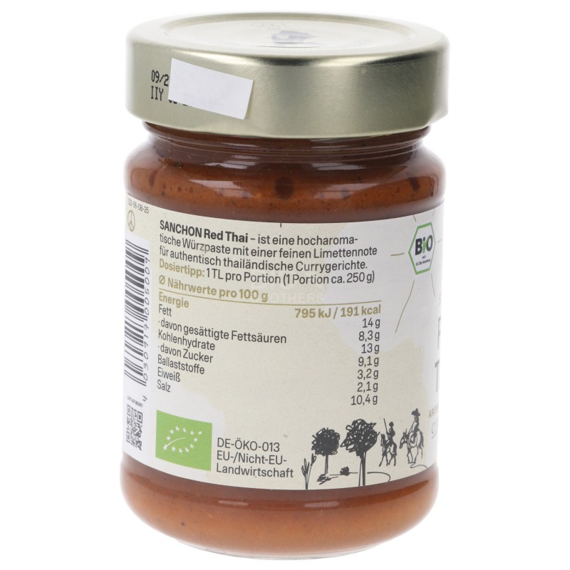 Pasta Red Thai Curry bio