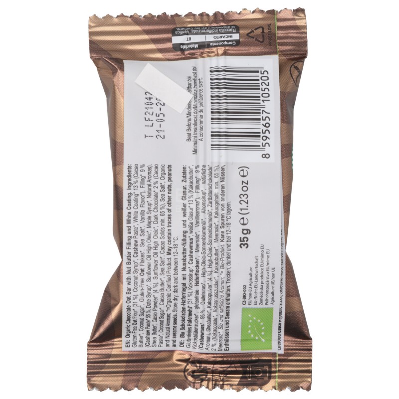 LIFEBAR CAKE DOUBLE CHOCO BIO 35G LIFEFOOD
