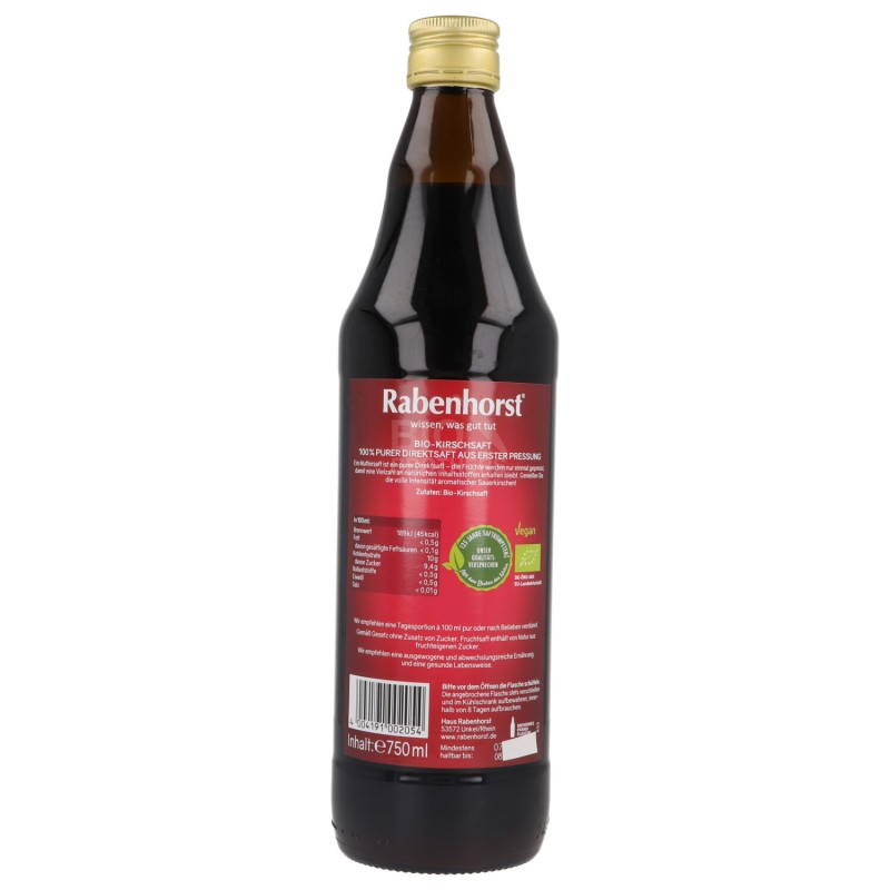 SUCCO AMARENA PURO BIO 0.75L RABENH.