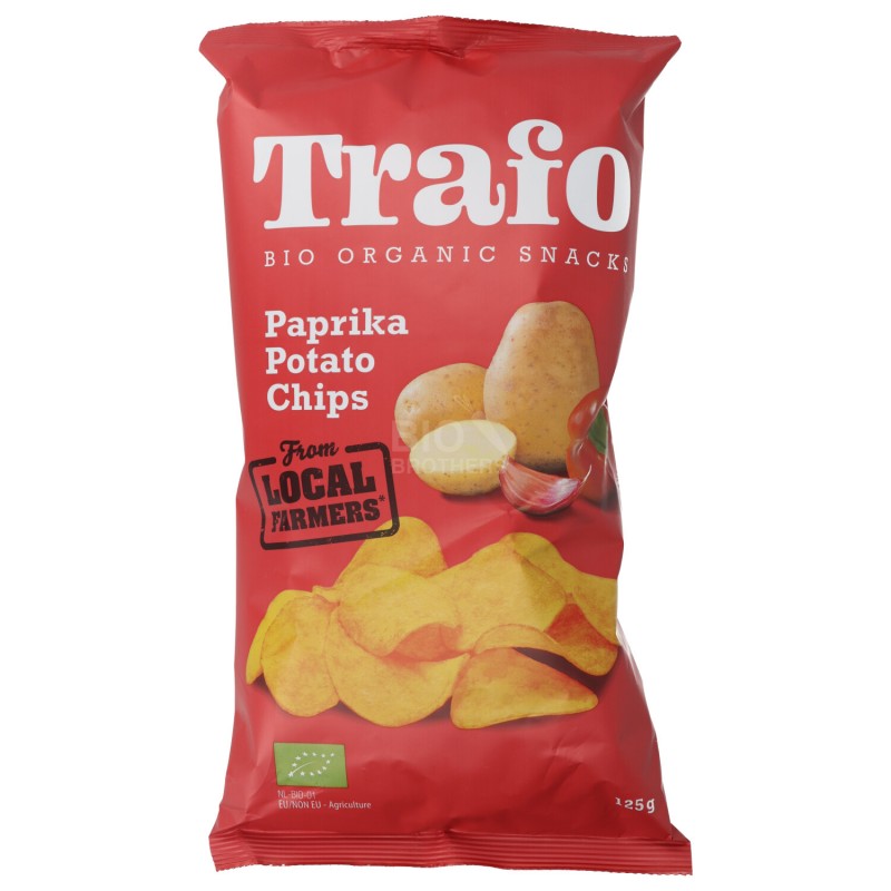 PATATINE CHIPS PAPRIKA BIO 125G TRAFO