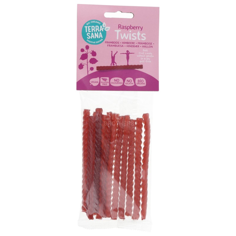 Twists Gommose al Lampone Biologiche vegan