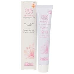 Crema antirughe con gel di argilla verde