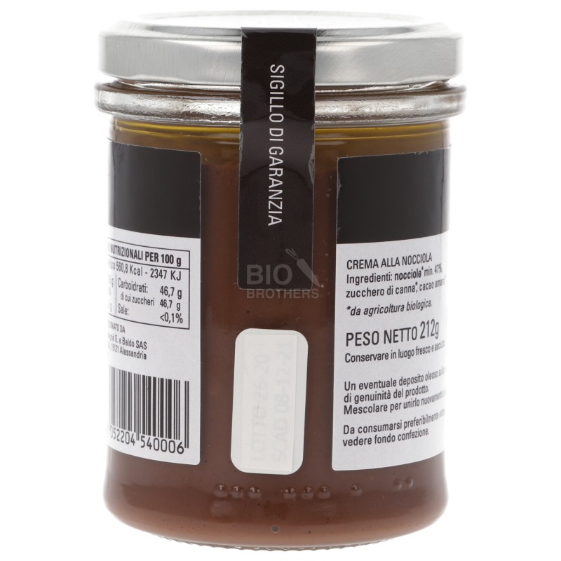 Crema  vegana alla nocciola