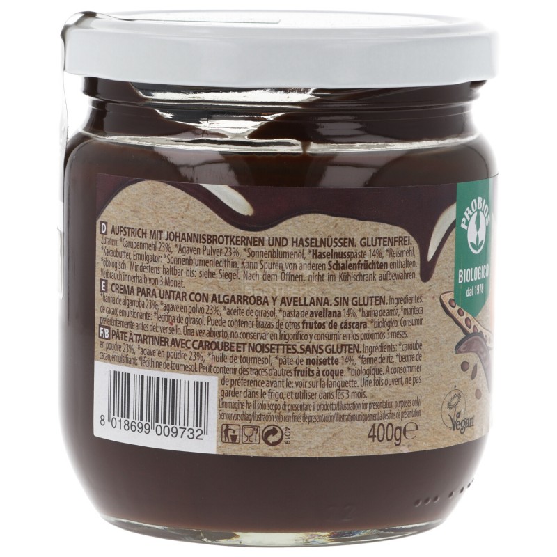Crema bio carruba e nocciole