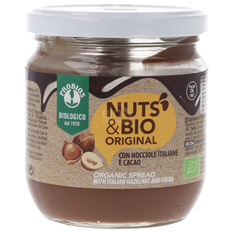 Crema nocciole e cacao senza glutine