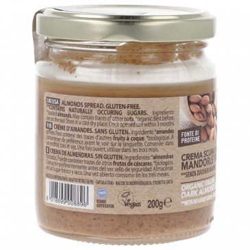 Crema di mandorle scura senza glutine Crema di mandorle scura senza glutine