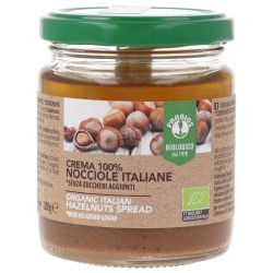 Crema di nocciole italiane senza zuccheri aggiunti