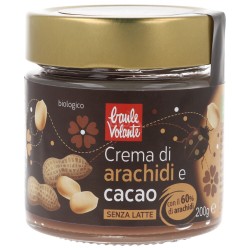 Crema bio di arachidi e cacao