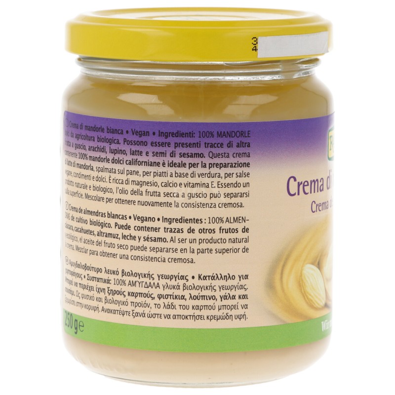 Crema bianca di mandorle bio