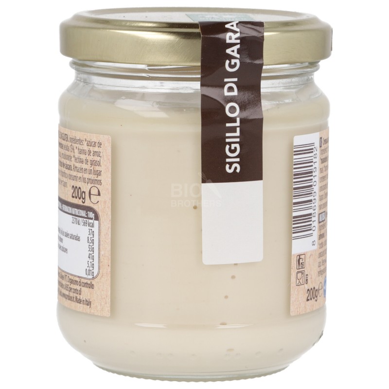 Bianca, crema vegan da spalmare alle mandorle
