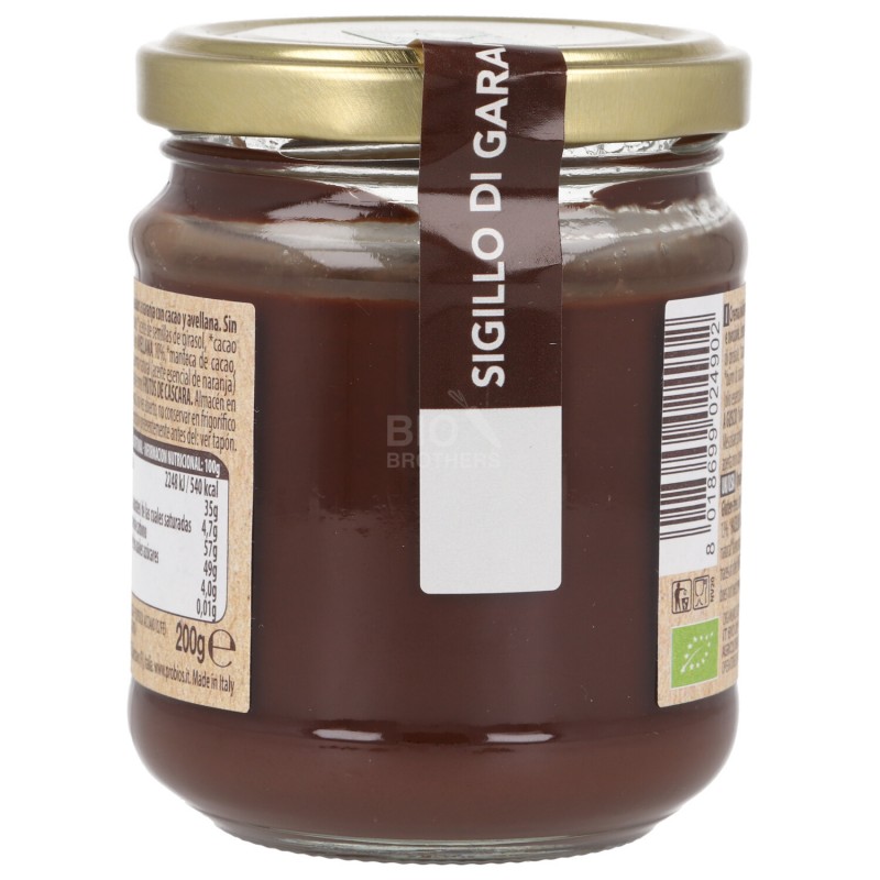 Crema spalmabile cacao arancia senza glutine