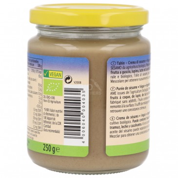 Tahin, crema bio di sesamo Tahin, crema bio di sesamo