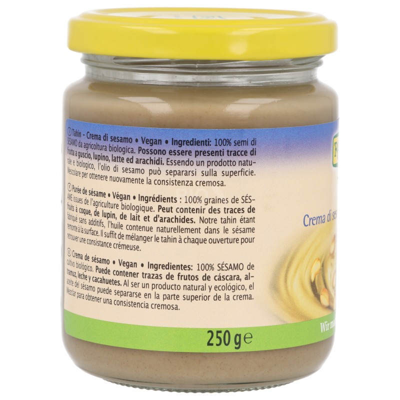 Tahin, crema bio di sesamo