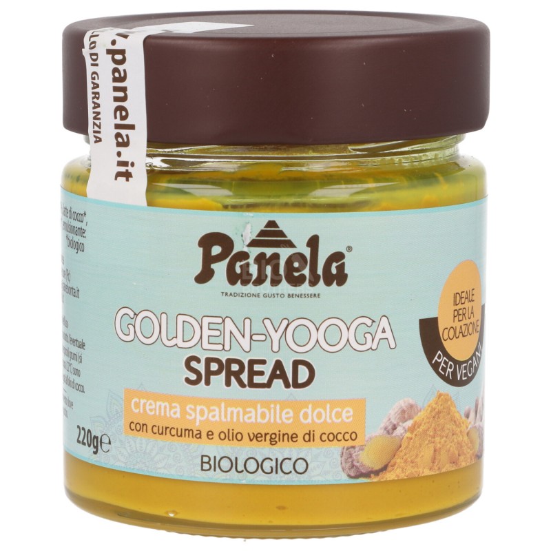 Golden yoga, crema vegana dolce alla curcuma
