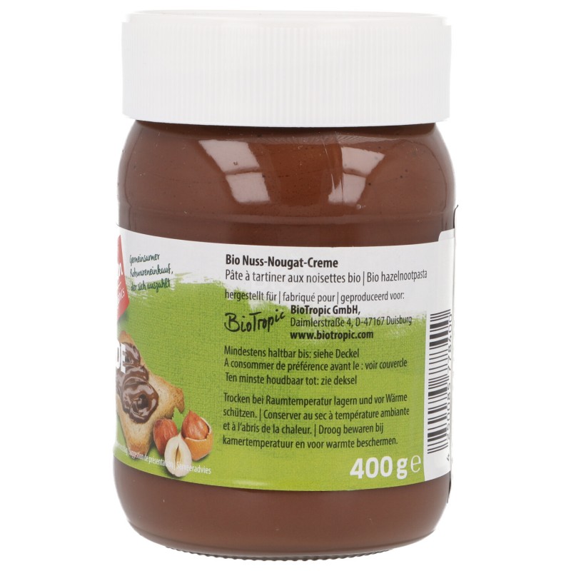 Crema nocciole e cacao bio