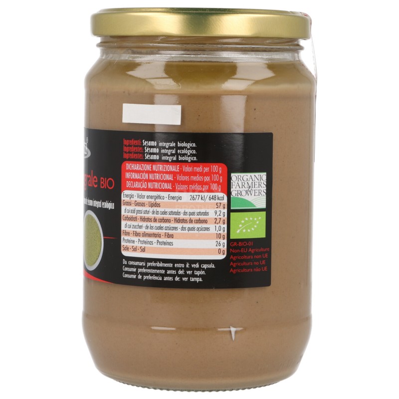 Tahin integrale bio
