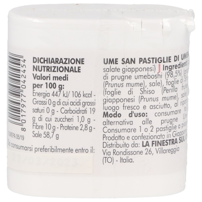 Pastiglie di Umeboshi
