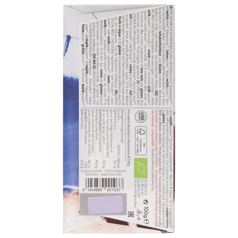 CIOCC. LATTE 100GR VIVANI