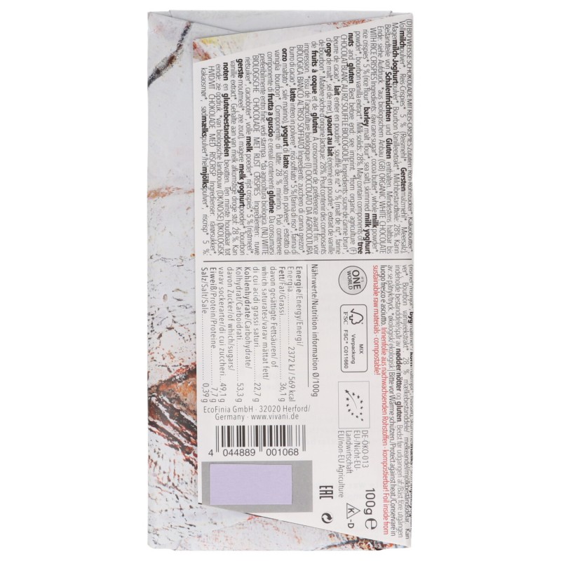 Cioccolato bianco croccante