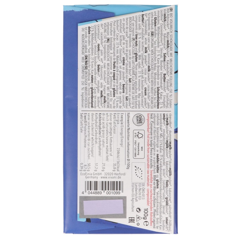 Cioccolato crema di latte