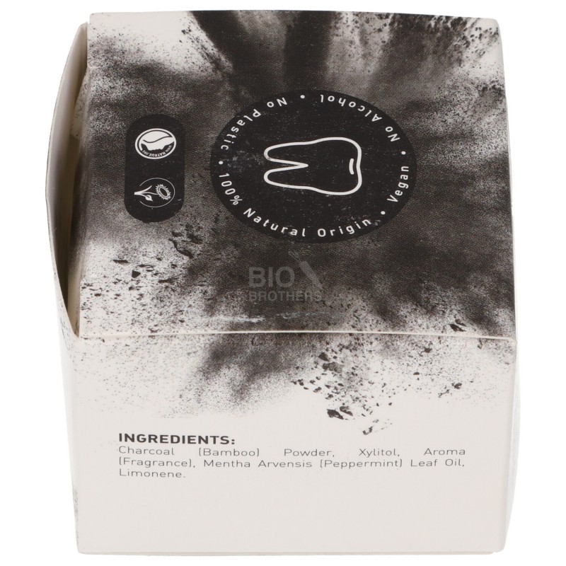 Dentifricio in polvere con carbone vegetale