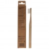 SPAZZOLINO IN BAMBU&#39; ECOLOGICO COLORE NATURAL SETOLE MEDIUM HYDRO