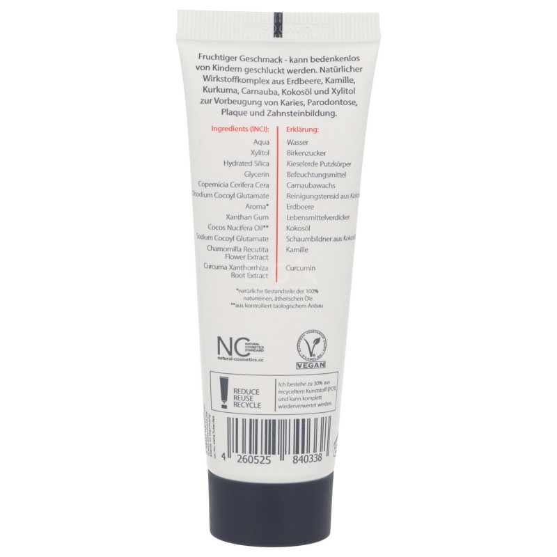 Dentifricio per bambini gusto fragola