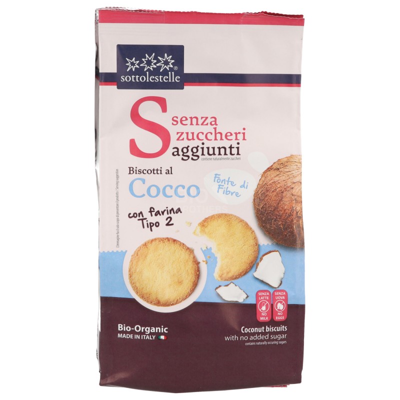 Biscotti al Cocco senza zuccheri aggiunti