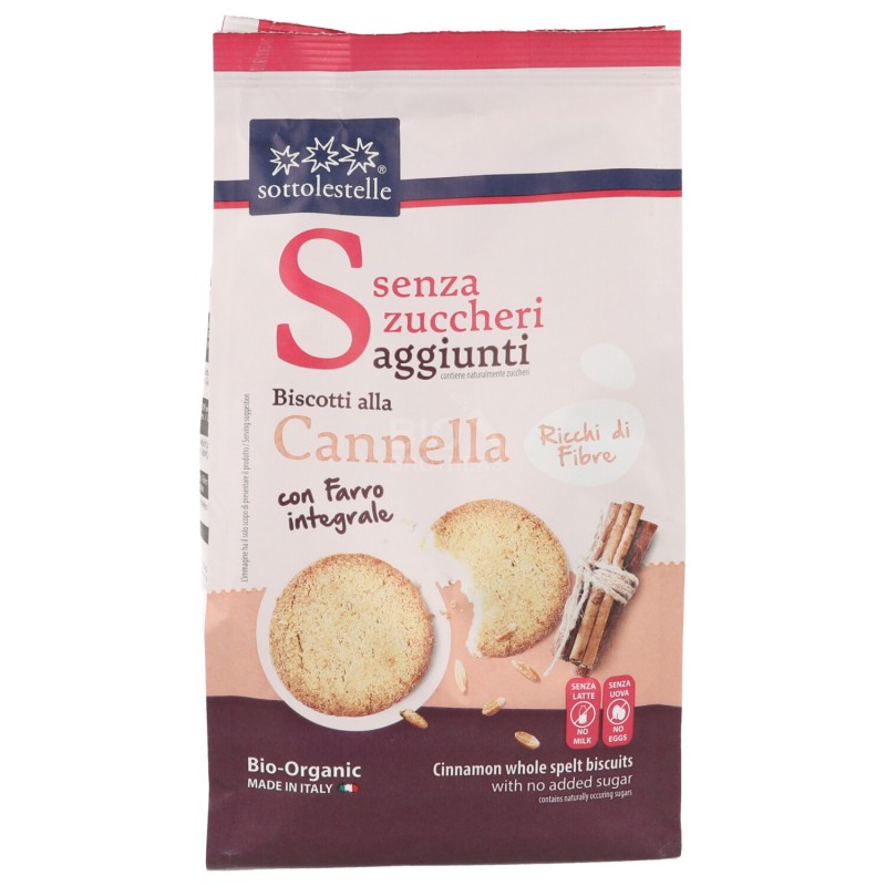 Biscotti alla Cannella senza zuccheri aggiunti