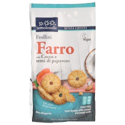 Frollini al Farro con Cocco e Papavero