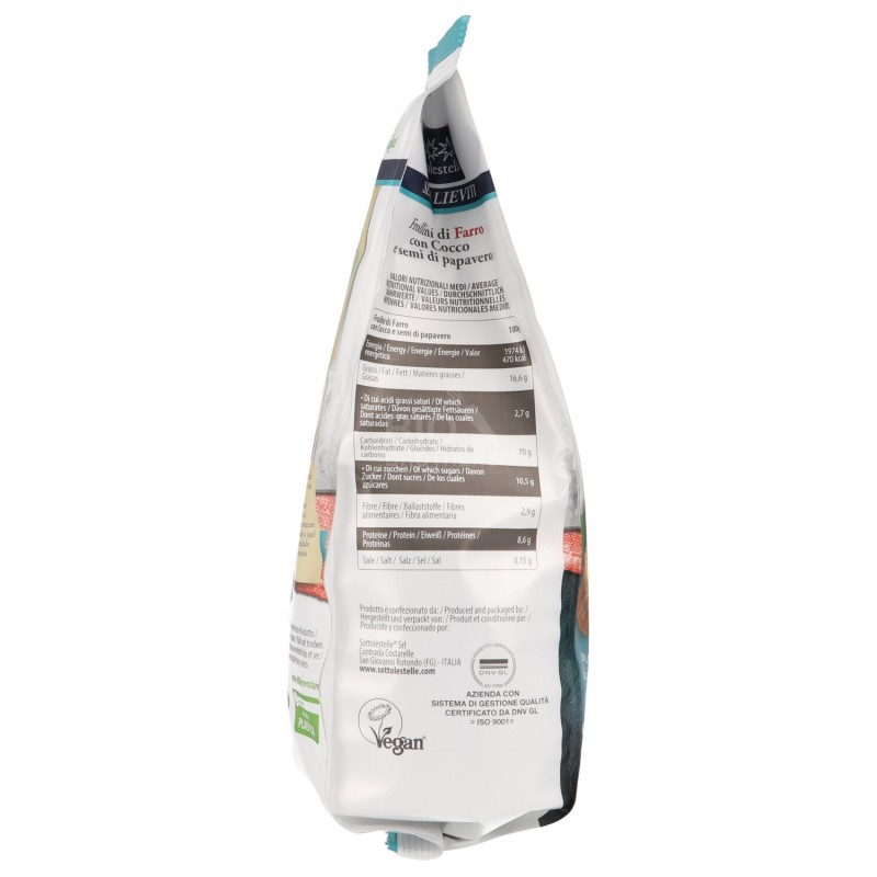 Frollini al Farro con Cocco e Papavero