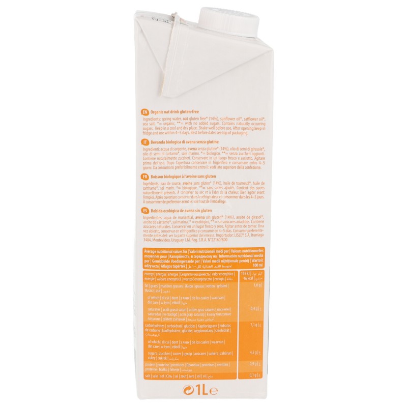 Avena Drink senza glutine