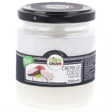 Crema di cocco cruda bio 200 ml Crema di cocco cruda bio 200 ml