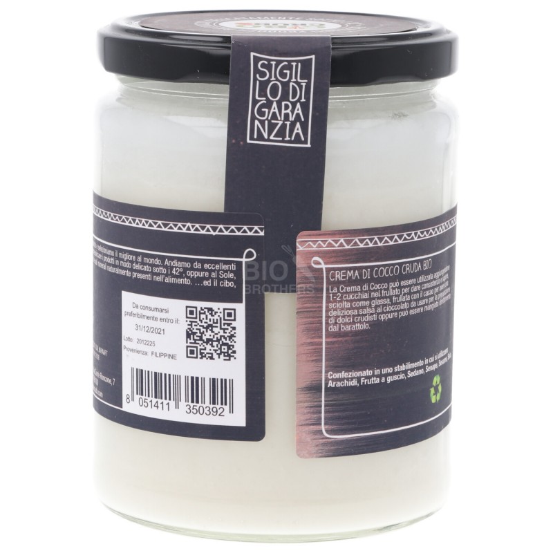 Crema di cocco cruda bio 500 ml