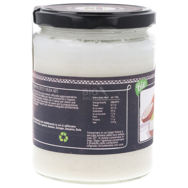 Crema di cocco cruda bio 500 ml