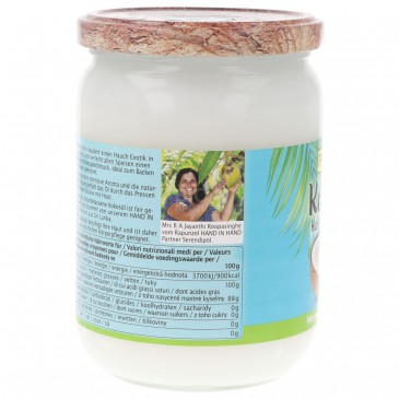 Olio vergine di cocco biologico 400 g