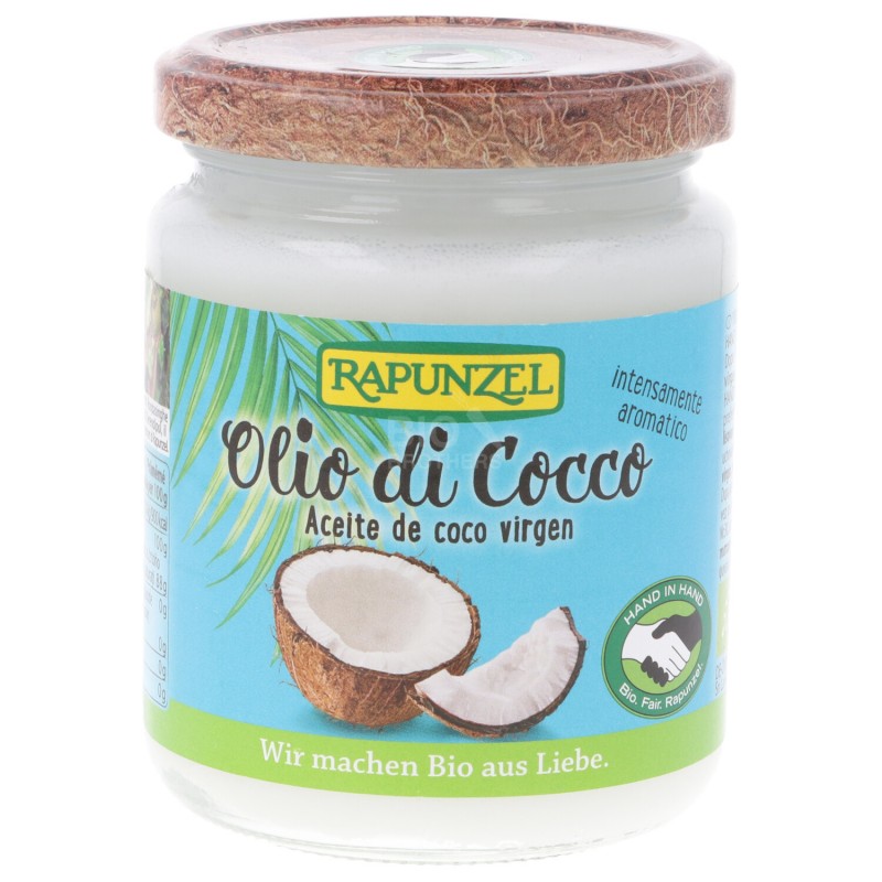 Olio vergine di cocco biologico 200 g