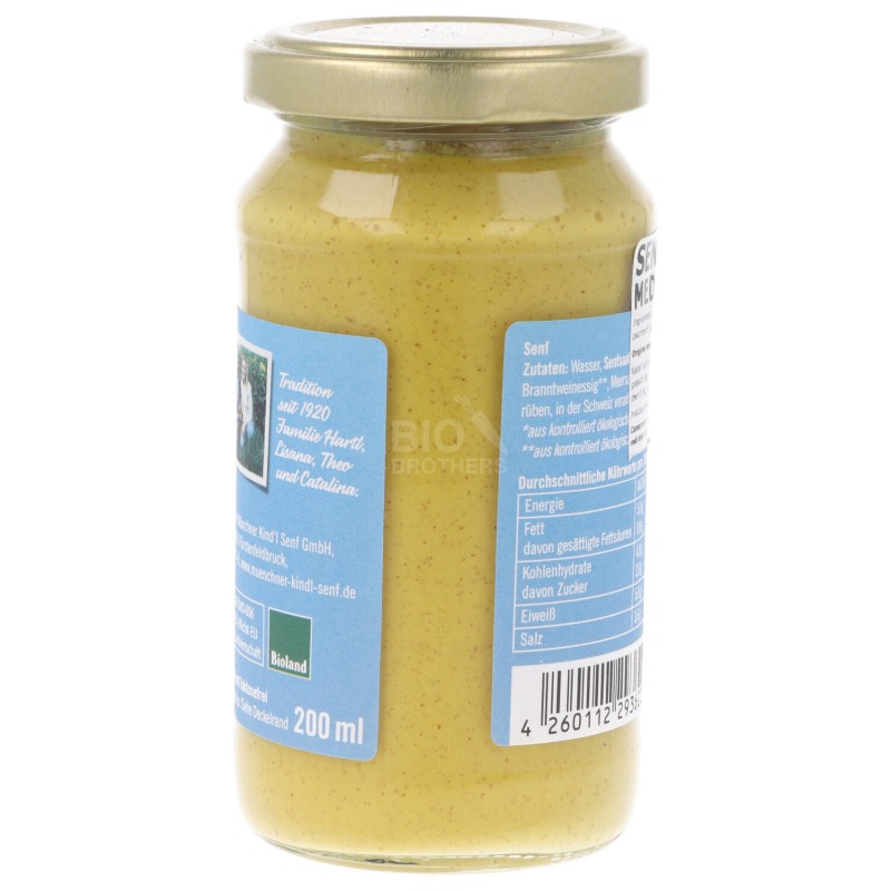 Senape medio piccante bio