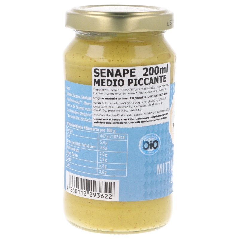 Senape medio piccante bio