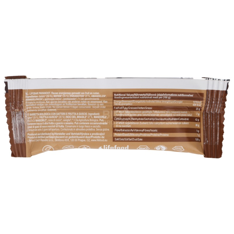 Lifebar alle Noci del Brasile bio