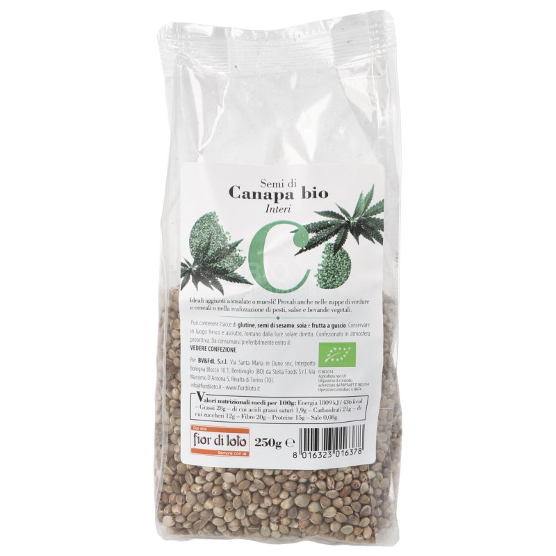 Semi di Canapa  interi