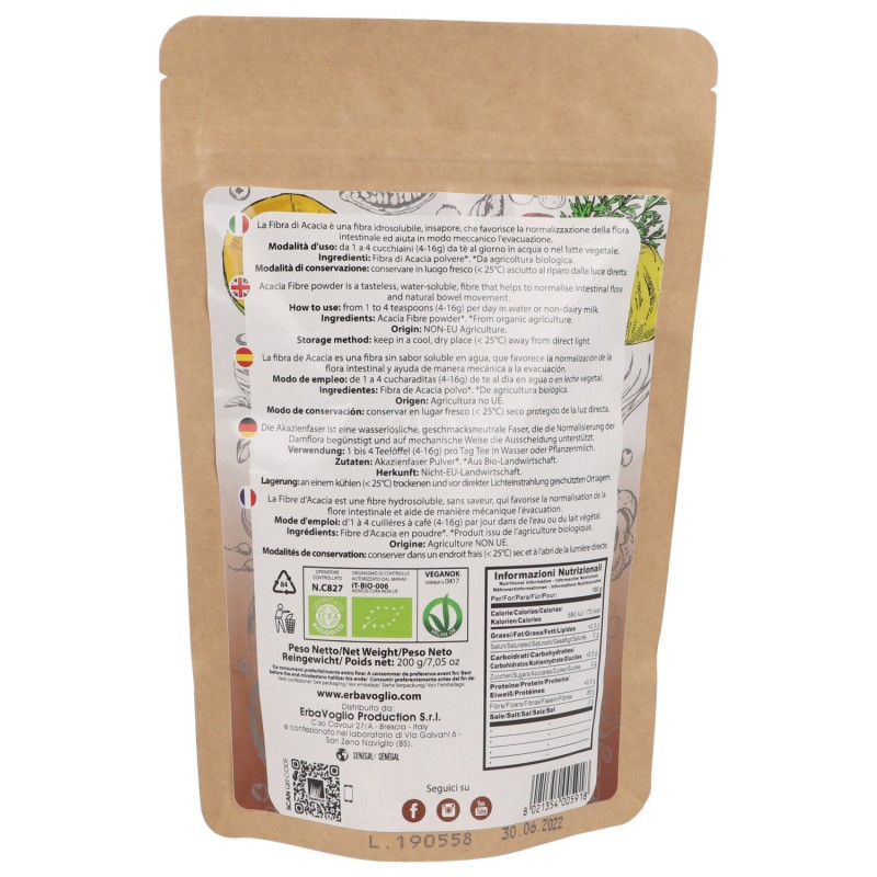 Fibra di Acacia in polvere