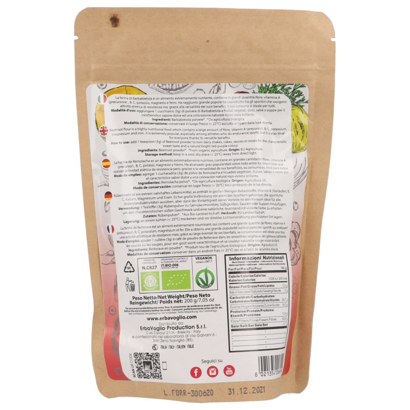 Barbabietola in polvere