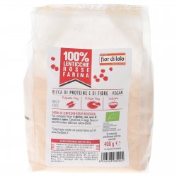Farina di lenticchie rosse bio