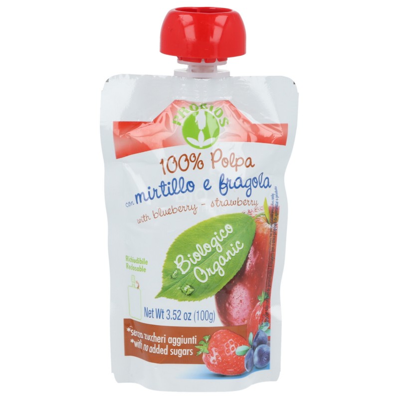 Polpa di fragola e mirtillo