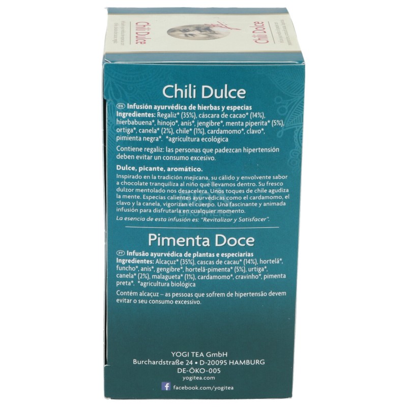 Chili Dolce, infuso ayurvedico con peperoncino