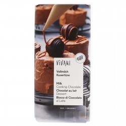 Cioccolato al latte bio in...