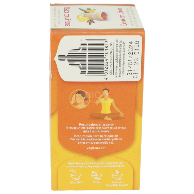 Detox con limone, infuso ayurvedico